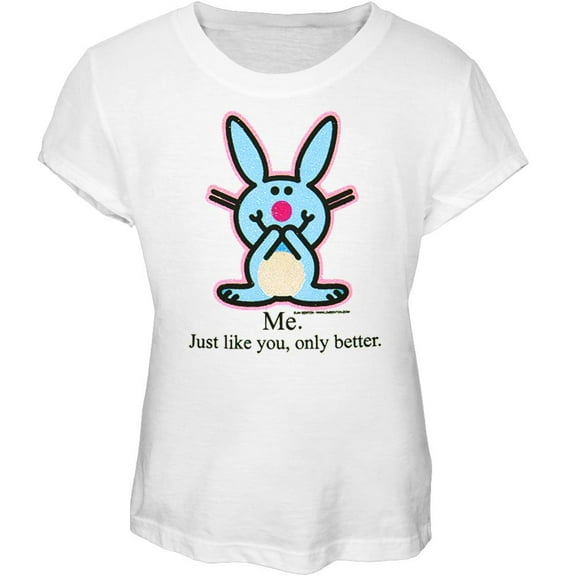 Happy Bunny - Me Only Better Girls Youth T-Shirt - Large