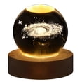thumbnail image 1 of LED Crystal Ball Night Light Glowing USB Charging for Home Decor (moon), 1 of 7