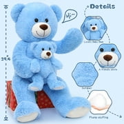 MaoGoLan Mommy and Baby Giant Teddy Bear 39 Bear Stuffed Animal Plush Toy