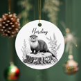 thumbnail image 5 of Customized Monkey Ornament Holiday Christmas, Personalized Monkey Lover Gift with Name, Monkey Christmas Pencil Drawing Ornament Present for Men Women, Custom Name Monkey Xmas Ornament Decor TcTz57, 5 of 6