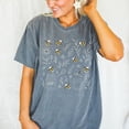 thumbnail image 3 of Vintage Bee Botanical T-Shirt: Honeycomb Doodle Tee, 3 of 6