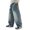 Sky Blue, variant on GDREDA Kids Pants Boys Jeans Big Boys Casual Spring Overalls Boys Straight Leg Baggy Wide Leg Pants