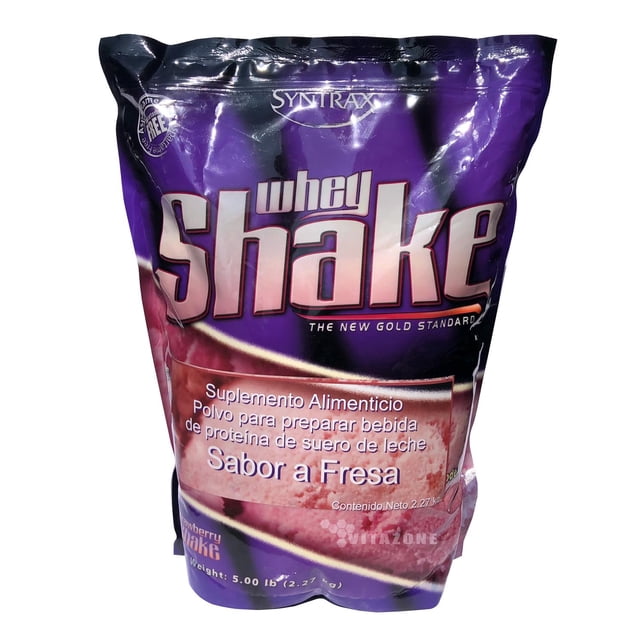 Whey Shake Fresa 5 lbs (2.27 kg) Syntrax Syntrax SYNWHEYSHAKEFRESA