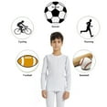 thumbnail image 6 of LANBAOSI 3 Pack Youth Boys Compression Shirts Athletic Sports Long Sleeve Baseball Undershirts Size 10, 6 of 7