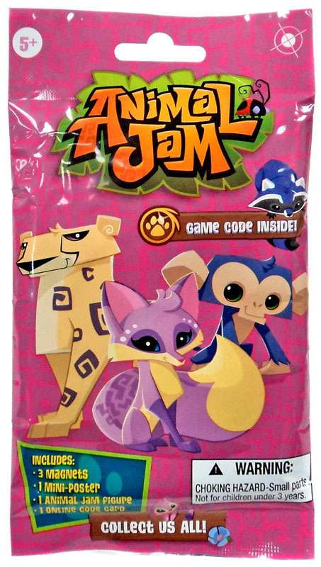 Animal Jam Magnet Card Mystery Pack 