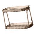 thumbnail image 3 of Countertop Cosmetic Organizer, Clear Cosmetic Rack Double Layer Exquisite Detachable  for Dressing Table for Bedroom Transparent Color,Smoke Gray,Dark Brown, 3 of 8