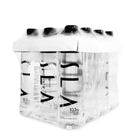 Isla Water - Alkaline Water PH 10.3 | Pure 100% Natural | No Additive, (500 ml) 16.9 fl oz | Pack of 12