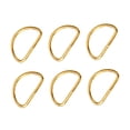 thumbnail image 3 of Milisten 100PCS D Rings for Luggage Straps and Belt Accessories in Golden Metal, 3 of 7