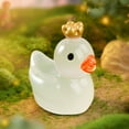 thumbnail image 3 of Luminous Crown Duck Doll Moss Fish Tank Decoration, Mini Duck, Fish Tank Decoration Accessories, Realistic Detail Design, Can Be Used for Aquarium, Glass Container Decoration or Table Display, 3 of 6