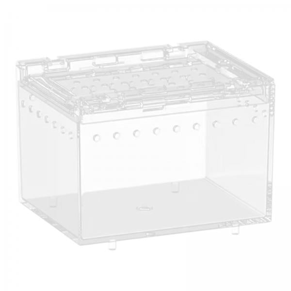 simhoa 5xReptile Breeding Box Acrylic Animal Habitat Cage for Turtle Geckos Container 7cmx8cmx10cm