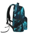 thumbnail image 3 of Fotbe Vintage Blue Pattern Whale Mochila Casual con Estampado para Escuela, Viajes y Actividades al Aire Libre - Duradera, Ligera y Cómoda, 3 of 5