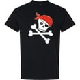 thumbnail image 3 of Inktastic Pirate Skull and Crossbones T-Shirt, 3 of 5