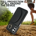thumbnail image 5 of for Samsung Galaxy A14 5G Wallet Case with Card Holder Women Men, Flip PU Leather Kickstand Shockproof Protective Phone Cover Magnetic Clasp 360 Rotation Ring Stand for Samsung A14 5G, Black, 5 of 7