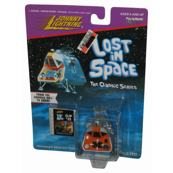 Lost In Space Johnny Lightning (1998) Space Pod Classic Series Toy Vehicle w/ Clip #35
