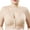 Beige, variant on Women's Wirefree Sports Bra - Wide Straps Front Buckle Bralette with 360° Cool Breathable Air-Feeling Fabric for Gym & Everyday Wear, Elastic Push Up Camisoles