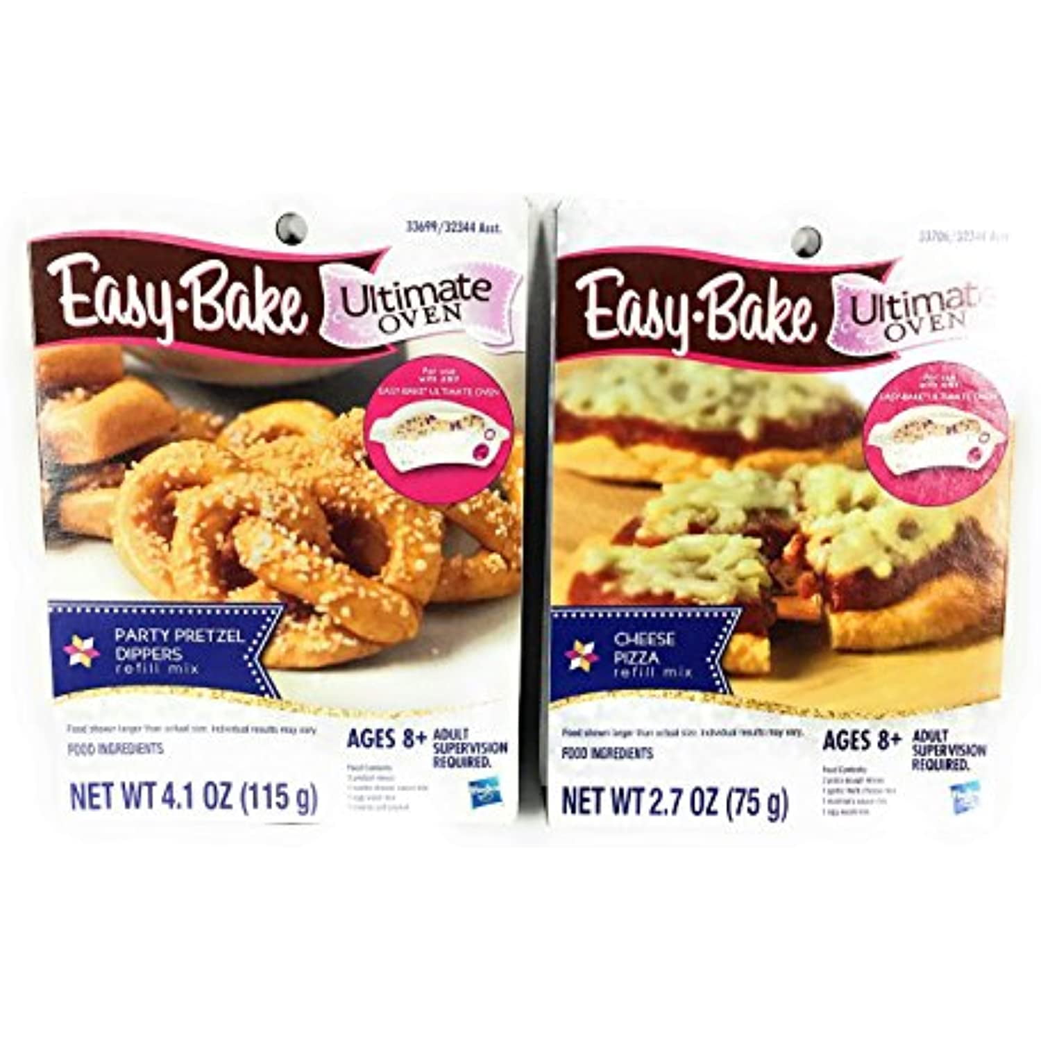 Ultimate Easy Bake Oven Party Pretzel Dippsers and Cheese Pizza Refill ...