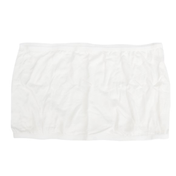 EeaseMX Señoras de las mujeres suave elástico sin tirantes del tubo del Bandeau Tops Sin cojín del pecho Wraps (blanco)