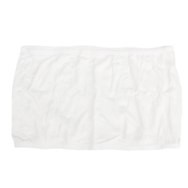 EeaseMX Señoras de las mujeres suave elástico sin tirantes del tubo del Bandeau Tops Sin cojín del pecho Wraps (blanco)