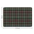 thumbnail image 5 of Green and Red Checkerboard Checkered Flannel Non Slip Door Rugs,Washable Door Mats Indoor,Decorative Door Mats,Dirt-Resistant and Absorbent Doormat for Entrance,Bedroom,Kitchen,Bathroom,23.5"x16", 5 of 5