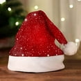thumbnail image 2 of CYSFASHION Christmas Gifts For Teens Santa Hat New Year Fur Adult Or Kids Plush Beanie Festive Decorations Party Supplies Hot Pink, 2 of 3