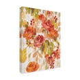 thumbnail image 2 of Trademark Fine Art 'Red and Orange Brocade II' Canvas Art by Silvia Vassileva, 2 of 3
