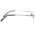 thumbnail image 3 of Unisex Optical Eyewear - Oval Shape, Metal Full Rim, Shiny Gunmetal, 3 of 4
