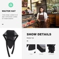 thumbnail image 5 of Chapeau de Chef Cuisine Unisexe Hommes Femmes Uniforme de Chef Serveur Chapeau Ajustable, 5 of 5