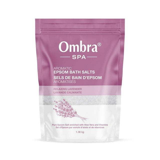 Ombra SPA Aromatic Epsom Bath Salts Relaxing Lavender