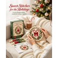 thumbnail image 2 of Floleo Christmas Theme Embroidery Kit Candy Cane Style with All Tools, Hand Embroidery Starter Set for Adults Beginners Holiday Home Decor Gift Cross Stitch, 2 of 8