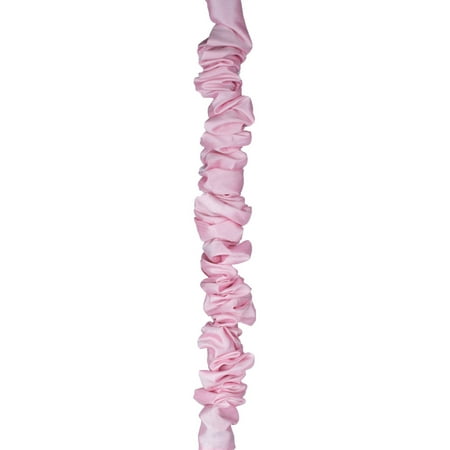 - Urbanest 9-foot Chandelier Chain Cord Cover, Pink Faux Silk