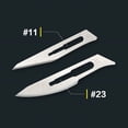 thumbnail image 4 of STONEGO Steel Scalpel Blade #11 #23 - Non-slip Precision Crafting Knife for Detailed Engraving, Model Making, DIY Projects, and Mobile Phone PCB Repair, Includes Safety Cap and Ergonomic Handle, 4 of 7
