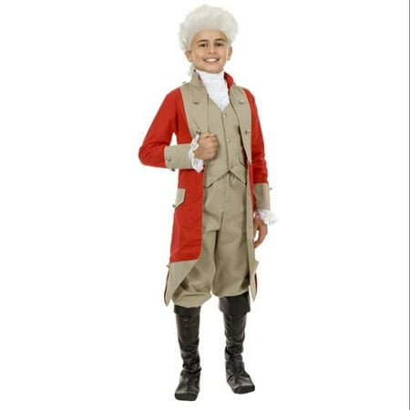 Kids British Red Coat Costume - Size L - Walmart.com