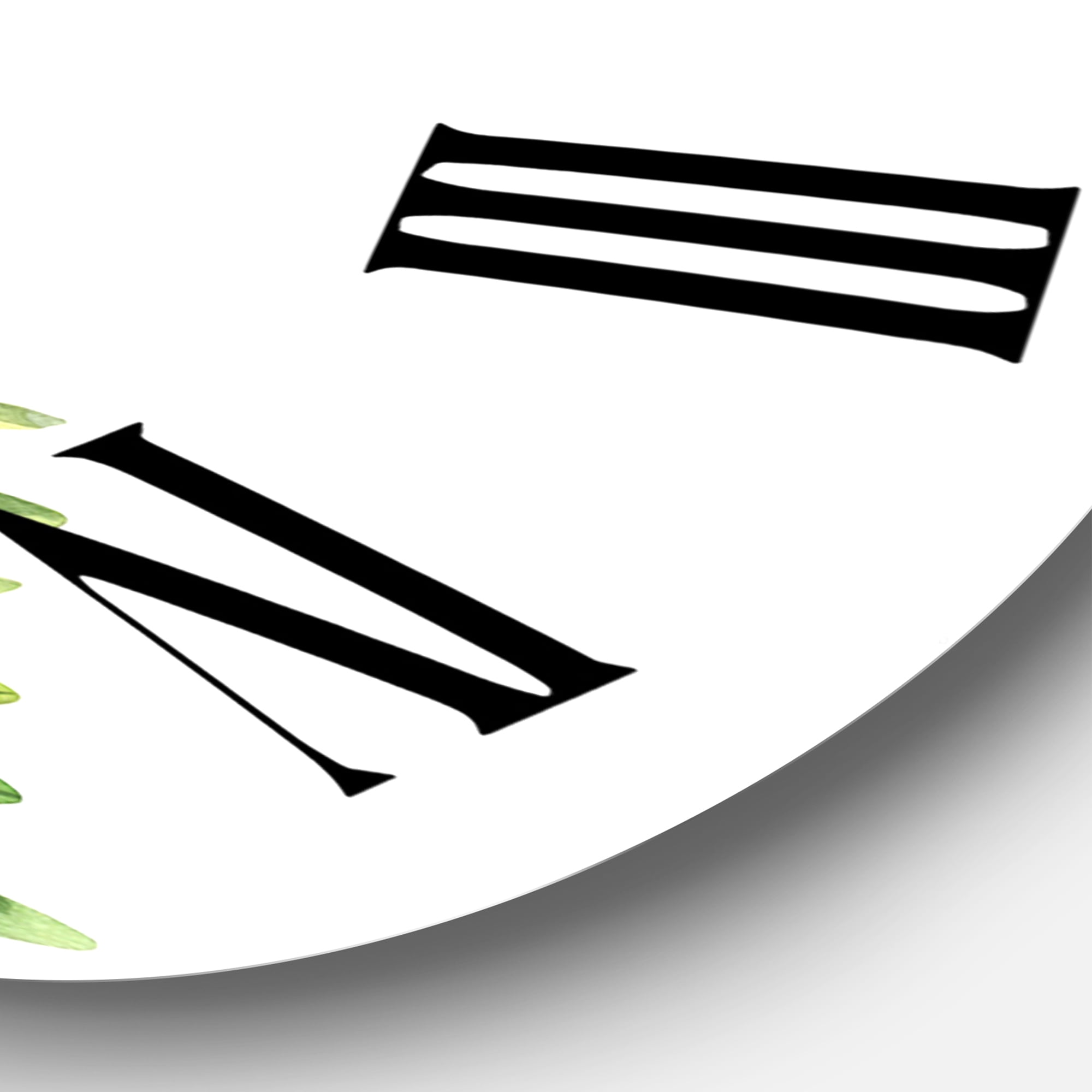 Designart 1 in Farmhouse Wall Clock