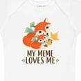 thumbnail image 4 of Inktastic Meme Loves Me Grandchild Fox Boys or Girls Baby Bodysuit, 4 of 5
