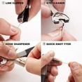 thumbnail image 4 of Quick Knot Tying Tool 4 In 1 Fly Fishing Clippers Line Nipper Hook Sharpener Set Retractor Outdoor Sports Fishing Tools Tackle, 4 of 11