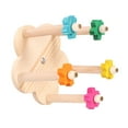 thumbnail image 4 of Perca giratoria para pájaros, juguetes, accesorios para jaula, divertido loro, percha, rueda, juguete colgante, soporte para pájaros, juguete para per, 4 of 9