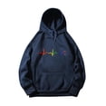 thumbnail image 1 of Gibobby Sudadera mujer, Sudaderas de manga larga con capucha para mujer, suéteres de forro polar, sudaderas con bolsillos(Marina,G), 1 of 3