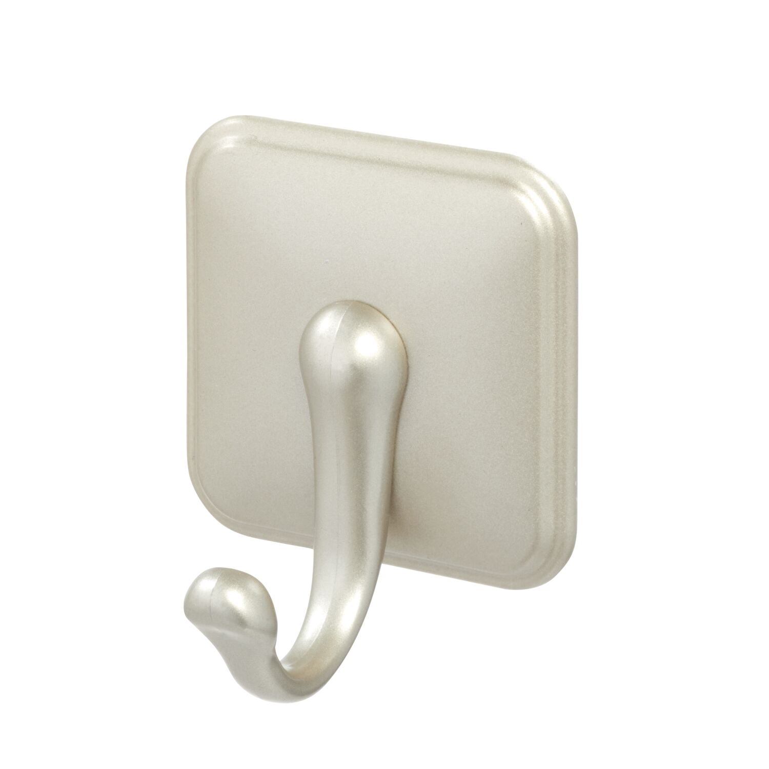 Mainstays, Small Adhesive Hook, Satin Nickel, Set of 6