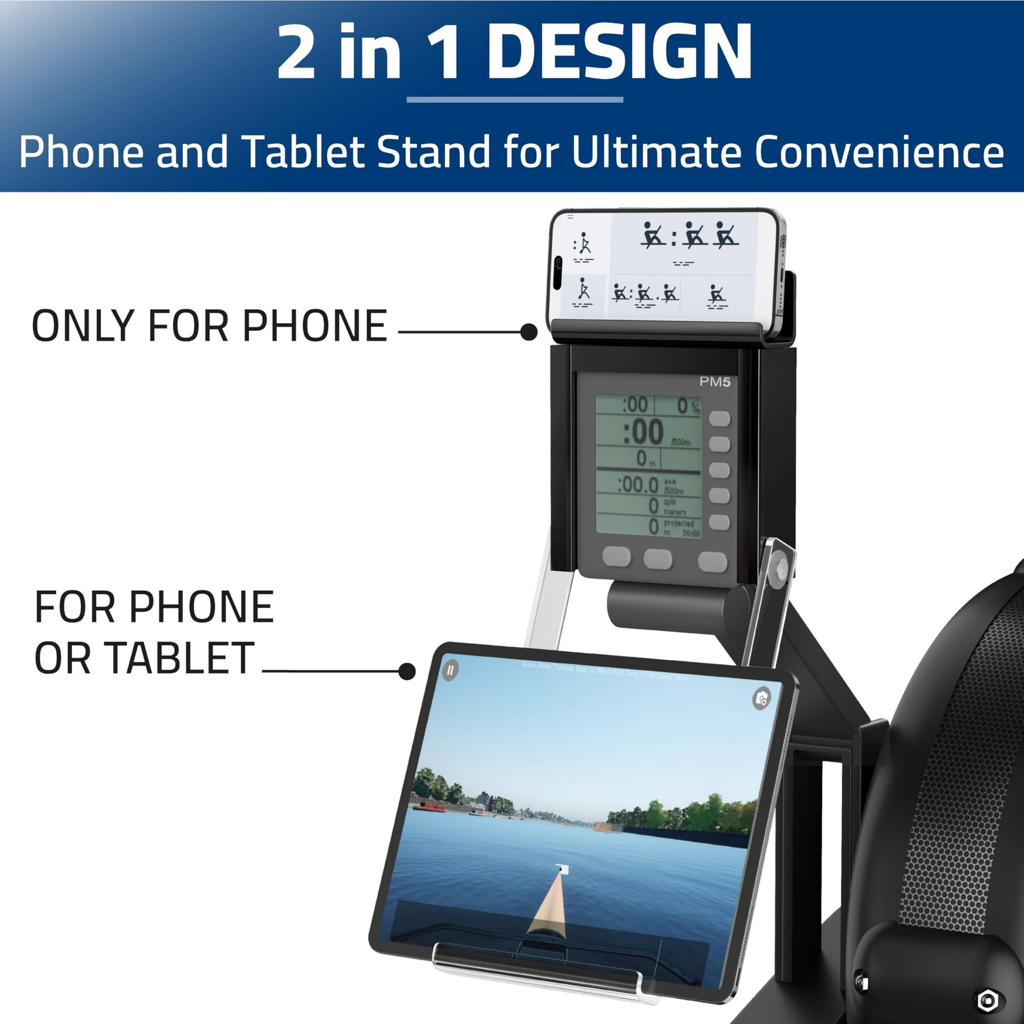 Tablet Mount Ipad Holder For Concept Rower Phone Tablet Holder