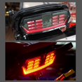 thumbnail image 4 of Motorcycle Brake Tail Light With Turn Signal Lights For Grom Msx125 Cb650f Cb650r Cbr650f Ctx700n, 4 of 5