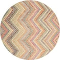 thumbnail image 1 of Ahgly Company Indoor Round Contemporary Brown Southwestern Area Rugs, 8' Round, 1 of 6