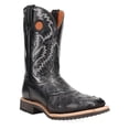 thumbnail image 2 of Dan Post Boots Mens Martel Full Quill Ostrich Pull On Square Toe Cowboy  Mi, 2 of 5