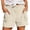 Beige, variant on Beach Shorts for Women Summer Casual Lightweight Elastic Waist Wide Leg Loose Athletic Shorts with Pockets