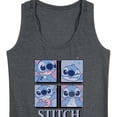 thumbnail image 3 of Disney - Lilo & Stitch - All The Expressions of Stitch - Women's Racerback Tank Top, 3 of 5