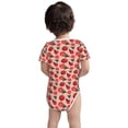 thumbnail image 3 of Yiaed Tomatoes Print Infant Climbing Short Sleeve Onesie One-Piece Baby Bodysuit Clothes 0-12 Months -9M, 3 of 6