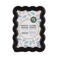 thumbnail image 1 of DesignOvation Rosita 4" x 6" Black Wavy Decorative Tabletop Picture Frame, 1 of 9