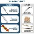 thumbnail image 2 of Marshmallow Roasting Sticks, BBQ Telescoping Smores Skewers,Campfire Roasting Sticks & Hot Dog Forks for Kids (10 pcs, 32"), 2 of 7