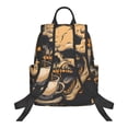 thumbnail image 2 of Hirioo Grim Coffee Skull for Lightweight Backpack, Durable and Comfortable, Ideal for Travel, School, Hiking, and Everyday Use, 2 of 9