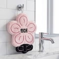 thumbnail image 2 of Unique Bargains Flower-Shaped Hanging Hand Towels Pink 1pc, 2 of 6