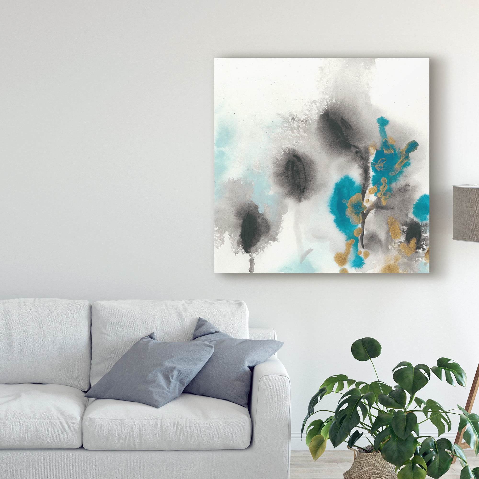 Trademark Fine Art 'Cerulean Mirage I' Canvas Art by June Erica Vess